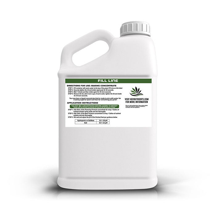 HGV Nutrients Flowering Formula Ready-to-Mix - 1 or 2.5 Gallon Jugs