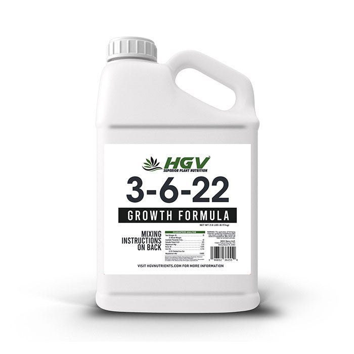 HGV Nutrients Growth Formula Ready-to-Mix - 1 or 2.5 Gallon Jugs