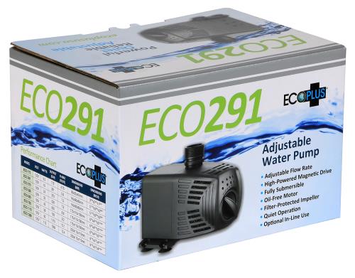 EcoPlus Adjustable Flow Submersible or Inline Water Pumps