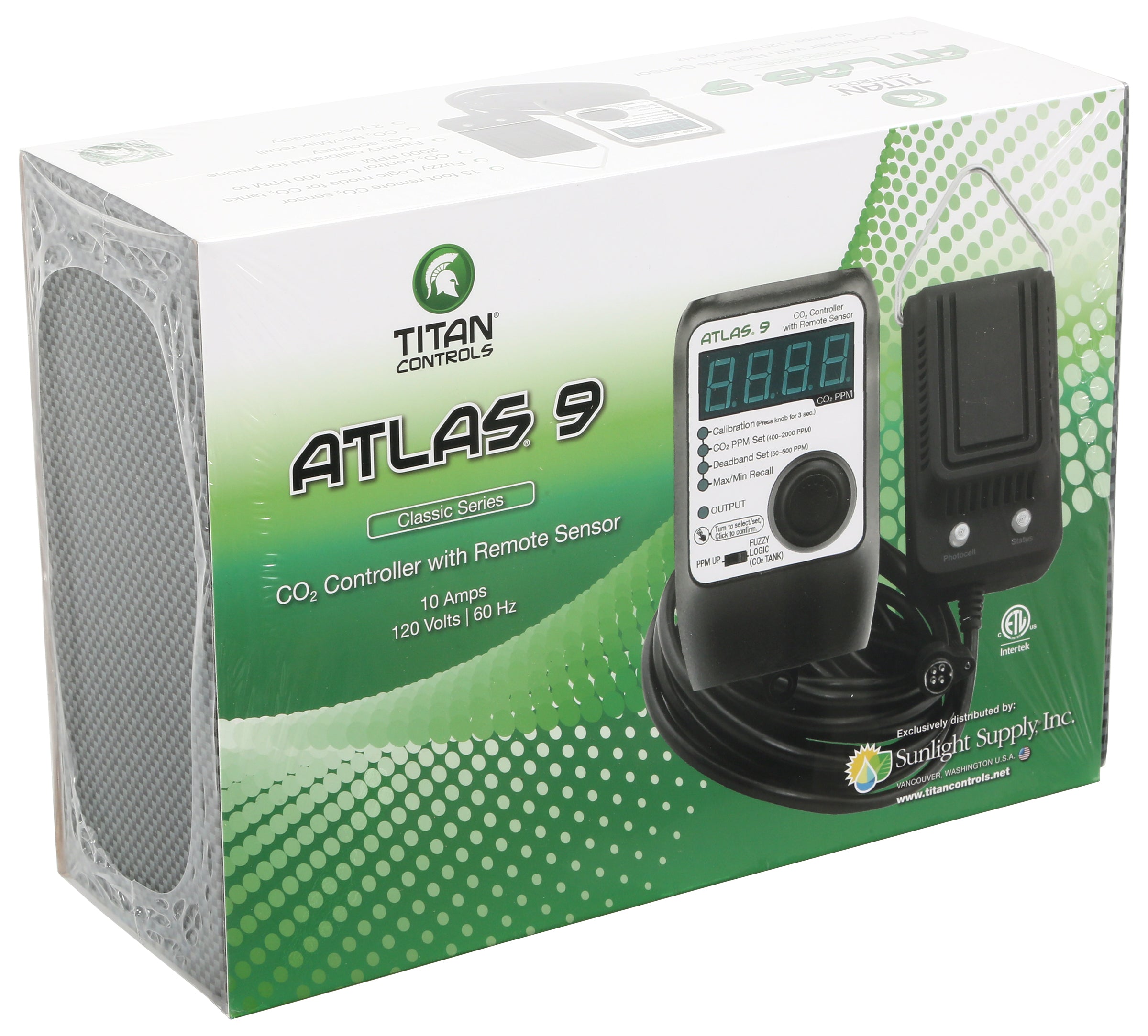 Titan Controls Atlas 9 - CO2 Controller with Remote Sensor